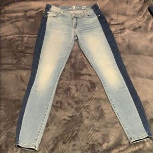 Ankle Gwenevere jeans with dark stripe!